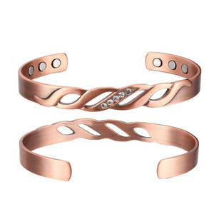 Nouveau Bracelet Magnétique de Santé en Cuivre Pur à 99,95% pour Arthrite, Vente Chaude 2026, Hommes et Femmes - Product Image 4