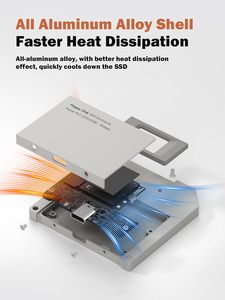 กล่องใส่ฮาร์ดดิสก์ภายนอก Hagibis รุ่น Floppy Disk Style USB 3.<span class=keywords><strong>2</strong></span> Gen2 10Gbps NVMe <span class=keywords><strong>M</strong></span>.<span class=keywords><strong>2</strong></span> 2230/2242 สำหรับ MacBook/<span class=keywords><strong>iPad</strong></span>/Android/iPhone 17 <span class=keywords><strong>Pro</strong></span> - Product Image 4