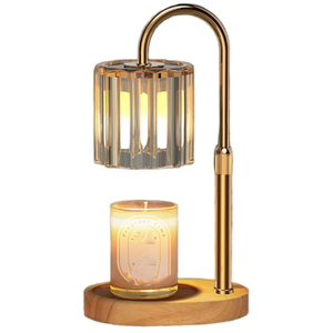 مصباح تسخين الشمع الكهربائي الفاخر بتصميم كلاسيكي عتيق مع قاعدة معدنية وقابس أمريكي للديكور وإذابة الشمع والعلاج بالروائح - Product Image 1