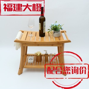 Bamboo Shoe Changing <b>Stool</b> Multi-Function Home Entryway Furniture Living Room <b>Storage</b> Seat - Product Image 5