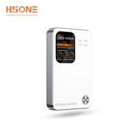 Batterie externe portable 2-en-1 L Wireless 15W 10000mAh en alliage d'aluminium ultra-mince avec design magnétique et écran LED pour téléphone Android