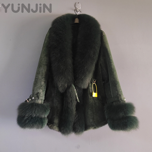 <span class=keywords><strong>Doudoune</strong></span> réversible pour <span class=keywords><strong>femme</strong></span> 2025 – Parka courte d'hiver avec col montant en fourrure de lapin – Manteau chaud en duvet à porter des deux côtés - Product Image 1