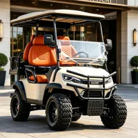 Voiturette de golf électrique haut de gamme 4 places avec logo personnalisé, batterie lithium longue portée, fabrication OEM/ODM directe usine pour concessionnaires