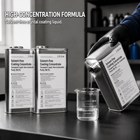 Peinture professionnelle haute brillance, revêtement cristallin concentré, résistant aux rayures, liquide en vrac pour l'entretien de la peinture automobile