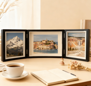 Marco <span class=keywords><strong>DE</strong></span> <span class=keywords><strong>FOTOS</strong></span> plegado múltiple abierto <span class=keywords><strong>de</strong></span> 3 para decoración <span class=keywords><strong>de</strong></span> pared <span class=keywords><strong>Collage</strong></span> - Product Image 5