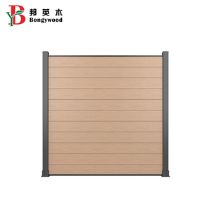 Diseño de valla y puertas de <span class=keywords><strong>cierre</strong></span> compuesto de plástico y <span class=keywords><strong>madera</strong></span> WPC de Jardín del Reino Unido - Product Image 4
