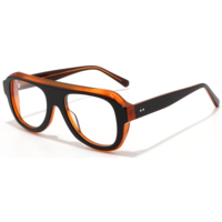 G7-6757 Montures de lunettes ovales pour hommes, montures complètes, acétate de haute qualité, lunettes de lecture confortables, utilisation sur ordinateur, livraison rapide