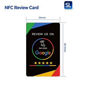 Carte NFC SHILOH <span class=keywords><strong>pour</strong></span> avis clients – Pas d'<span class=keywords><strong>application</strong></span>, pas de lecture de <span class=keywords><strong>code</strong></span> <span class=keywords><strong>QR</strong></span> – Puce importée – Plusieurs couleurs – Carte de visite intelligente <span class=keywords><strong>pour</strong></span> café, hôtel, boutique - Product Image 4