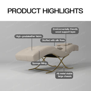 Madamcenter Muebles de Salón de Estilo Moderno Camilla para Cejas y Pestañas Mesa Colchón para Salón de Belleza-Camilla De Lashista - Product Image 2