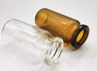 Flacons en verre transparent de 2 ml, 3 ml, 4 ml, 5 ml, 6 ml, 7 ml, 8 ml, 10 ml, 15 ml, 20 ml, 30 ml pour cosmétiques et médicaments pharmaceutiques