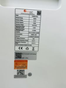 Batterie au lithium fer phosphate (LiFePO4) solaire Felicity FLB48314TG1, pack de batteries au sol 314Ah 16kWh 51.2V, garantie 10 ans, télécommande solaire - Product Image 6