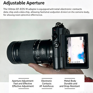 Viltrox EF-EOS M <span class=keywords><strong>Lens</strong></span> Mount Adapter Autofocus <span class=keywords><strong>Lens</strong></span> Converter Ring voor <span class=keywords><strong>Canon</strong></span> EF EF-S <span class=keywords><strong>Lens</strong></span> naar EOS M spiegelloze <span class=keywords><strong>camera</strong></span> - Product Image 2