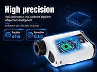 Télémètre laser de golf INORM LAB 2000 2000m, optique 6X, compensation de pente, batterie lithium intégrée 750mAh, écran LCD pour la chasse