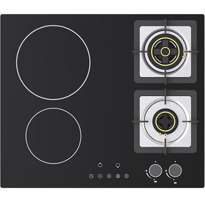 60cm 4 Burners with Gas Hob and Induction Hob