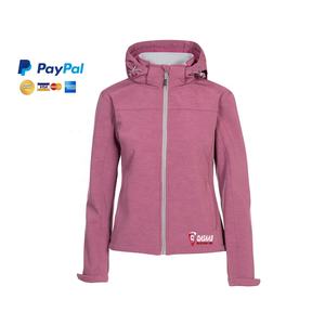 Long Zippers Breathable High Quality Latest Design Women Winter Custom Logo Cotton Polyester Waterproof Bomber Softshell Jacket - Product Image 1