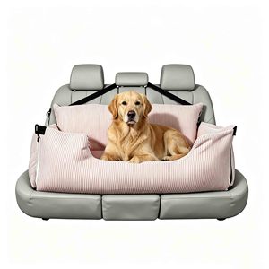 Asiento portátil para perros, silla elevadora para mascotas, extensor de asiento para coche, hamaca para cachorros, cama de viaje para coche para perros grandes - Product Image 1