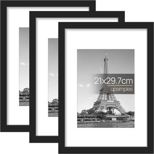 Customized 4x6 5x7 8x10 9x12 A4 A3 Black Table Wall Hanging Pvc <b>Plastic</b> Mdf Wooden <b>Picture</b> Photo <b>Frame</b> for Home Decorative - Product Image 2