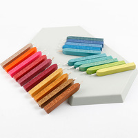 Lot de 100 bandes de cire rétro, 26 couleurs, motif de flèche magique, bâton de cire à réaliser soi-même, cartes d'invitation, enveloppe décorative, cire de scellage avec mèche