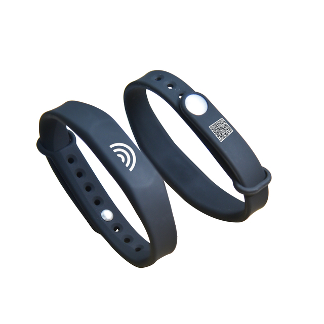 RFID NFC Silicone Wristband Chip QR Bracelet Model Number Payment NFC Bracelet Silicone Wristbands