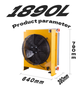 Enfriador de Aceite Industrial de Gran <span class=keywords><strong>Flujo</strong></span>, Intercambiador de Calor Refrigerado por Aire AH1890 - Product Image 1