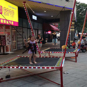 <span class=keywords><strong>Lit</strong></span> de saut à LED à lumière unique trampoline élastique <span class=keywords><strong>électrique</strong></span> d'extérieur pour enfants pliable avec un excellent rapport qualité-prix - Product Image 1