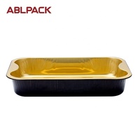 Couvercle jetable en aluminium doré pour gobelet à gâteau en PET, capacité 2080 ml, résistant aux hautes températures, personnalisable, pour barbecue et pique-nique en extérieur