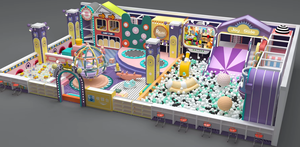 Best Quality Indoor Playground Equipment Commercial Ball Pools Soft <b>Play</b> Trampoline Park for Customized Size - Product Image 1