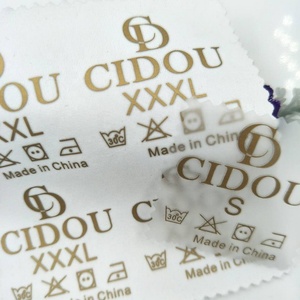 Wholesale Custom Washable <b>Silicone</b> Heat Transfer Logo <b>Labels</b> for Garment Sizes - Product Image 2