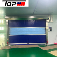 Porte à enroulement rapide automatique industrielle en PVC haute vitesse pour entrepôt, usine, logistique, quai de chargement