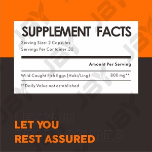 Cápsulas de Huevos de Pescado JBY OEM/ODM, Suministro de Fábrica de Marca Privada, Huevos de Pescado Capturados en el Silvestre para la Salud de la Fertilidad en Adultos, Omega-3 - Product Image 5