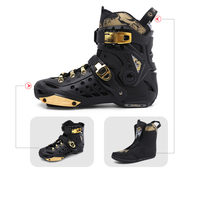 Patins à roulettes pour adultes EACH, patins en ligne professionnels pour slalom et freestyle, chaussures de patinage fantaisie pour hommes et femmes