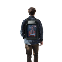 Sac à dos LED P2 intelligent avec écran LED, sac à dos publicitaire dynamique, écran d'affichage électronique, sac d'école LED