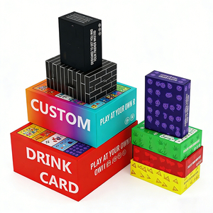 Jeu <span class=keywords><strong>de</strong></span> cartes <span class=keywords><strong>de</strong></span> luxe personnalisé, écologique et durable, pour fêtes, en PVC <span class=keywords><strong>de</strong></span> 350 g/m², avec impression <span class=keywords><strong>de</strong></span> logo personnalisée, pour la famille - Product Image 1