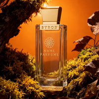 Botol Parfum Mewah Merek Byron Grosir Produsen Logo Kustom 100ml Pompa Kaca Semprot Cetak Sablon