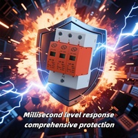 LeiHao PV CE Parafoudre solaire AC DC Parafoudre 385V T2 1P2P 3P 4P 20ka 40ka Dispositif de protection de sécurité électrique