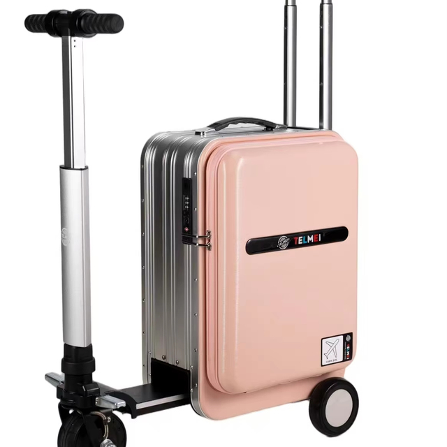 Multi-Functional USB Charger Laptop Pocket Expandable Smart Luggage for Versatile Travel Business+Leisure Trips