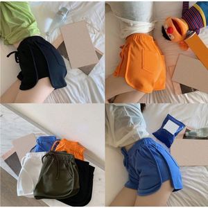 Pantalones Cortos Elásticos Personalizados al por Mayor I-0248, Pantalones Cortos Holgados con Cordón para Mujer, Pantalones Cortos Deportivos Casuales para Yoga, Correr - Product Image 6