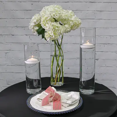 Hurricane portacandele in vetro trasparente a forma di vaso per candele decorazioni per la casa cilindri per matrimoni