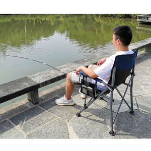 Al Aire Libre portátil plegable ligero de hierro Venta caliente reclinable plegable pesca Camping silla para la escuela y el uso del almacén - Product Image 2