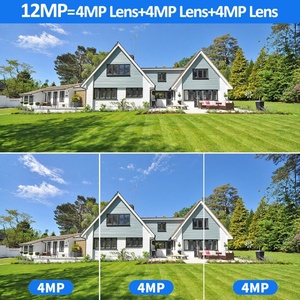 Yoosee 6K 12MP UHD Three Lens 4g Wifi PIR Detection IP Cameras Outdoor PTZ <b>Wireless</b> CCTV PTZ Bullet Surveillance <b>Security</b> <b>Camera</b> - Product Image 4