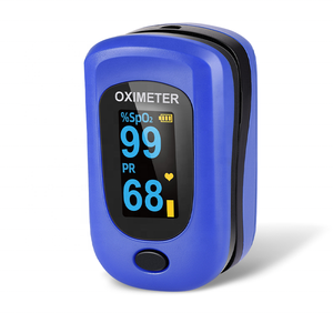 เครื่องวัดชีพจร Oxi,เครื่องวัดปริมาณออกซิเจนในครัวเรือนมีสองสีพร้อม CE ISO - Product Image 1