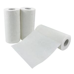 Rollo de papel de cocina de 2 capas ultrasuave al <span class=keywords><strong>mejor</strong></span> precio de China, <span class=keywords><strong>toalla</strong></span> de papel absorbente de aceite desechable para limpieza personalizable - Product Image 2