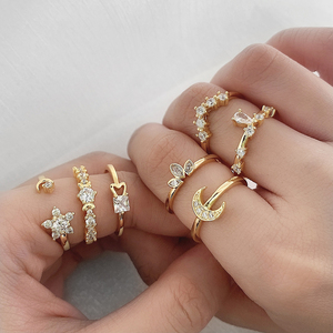 Anillo Unisex de Latón Estilo Clásico MAR065 FOXI, Chapado en Oro de 18K, Talla Ajustable para Mujer y Hombre - Product Image 5