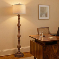 Lampe sur pied de style nordique Wabi Sabi, lampe d'ambiance créative pour salon, bureau, chambre à coucher, hôtel, style rétro américain