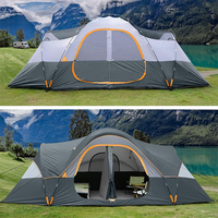 Carpa Grande HOMFUL para Familias y Festivales de Música |   Se adapta a 3 colchones inflables tamaño Queen