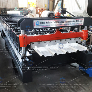 Vollautomatische IBR-Dachplatten-Formmaschine, Trapezförmige Dachziegel-Herstellungsanlage, Metall-Dachrollformsystem - Product Image 2