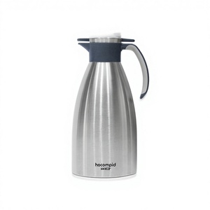 Carafe Thermique Commerciale 2.0L en Acier Inoxydable 304, Isolation Sous Vide, Garantie 5 Ans, Dimensions 138x325mm pour Restaurants et Hôtels - Product Image 1