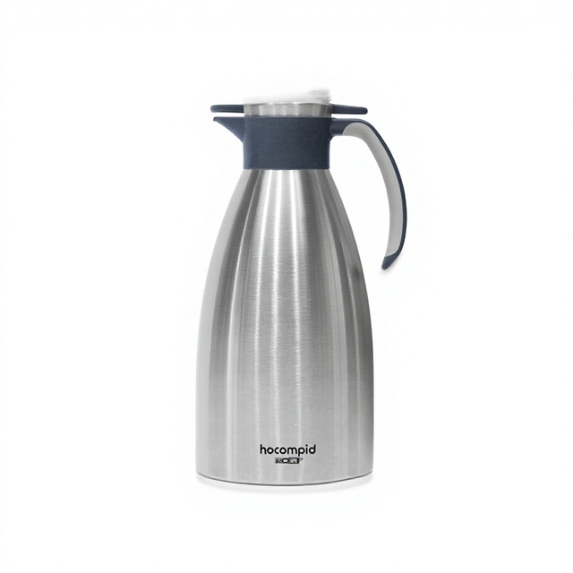2.0L Commercial Thermal Carafe 304 Stainless Steel Vacuum Insulated 5 Year Warranty 138x325mm Dimensions for Restaurants Hotels