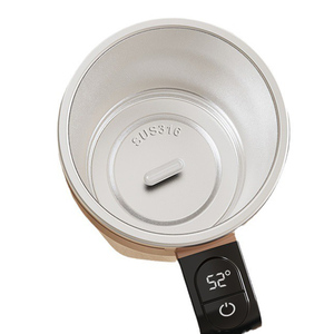 Nueva Taza Mezcladora de Café y Té de Acero Inoxidable Portátil, Recargable Electrónicamente, con Agitación Magnética Automática, 400 ml, con Carga USB - Product Image 2