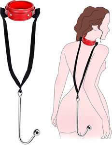 Ensemble de bondage anal BDSM avec chaîne <span class=keywords><strong>en</strong></span> cuir, laisse, collier, acier inoxydable, jouet fétiche pour <span class=keywords><strong>jeu</strong></span> de rôle <span class=keywords><strong>en</strong></span> <span class=keywords><strong>couple</strong></span> SM - Product Image 1
